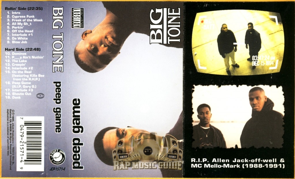 Big Toine - Peep Game: Cassette Tape | Rap Music Guide